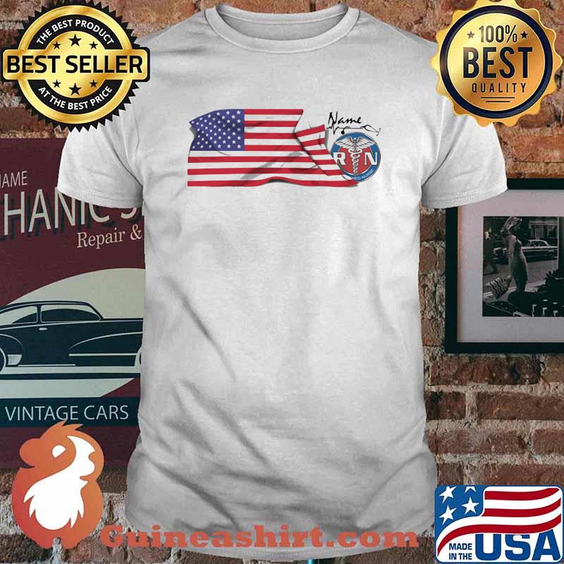 Registered Nurse American Flag Shirt