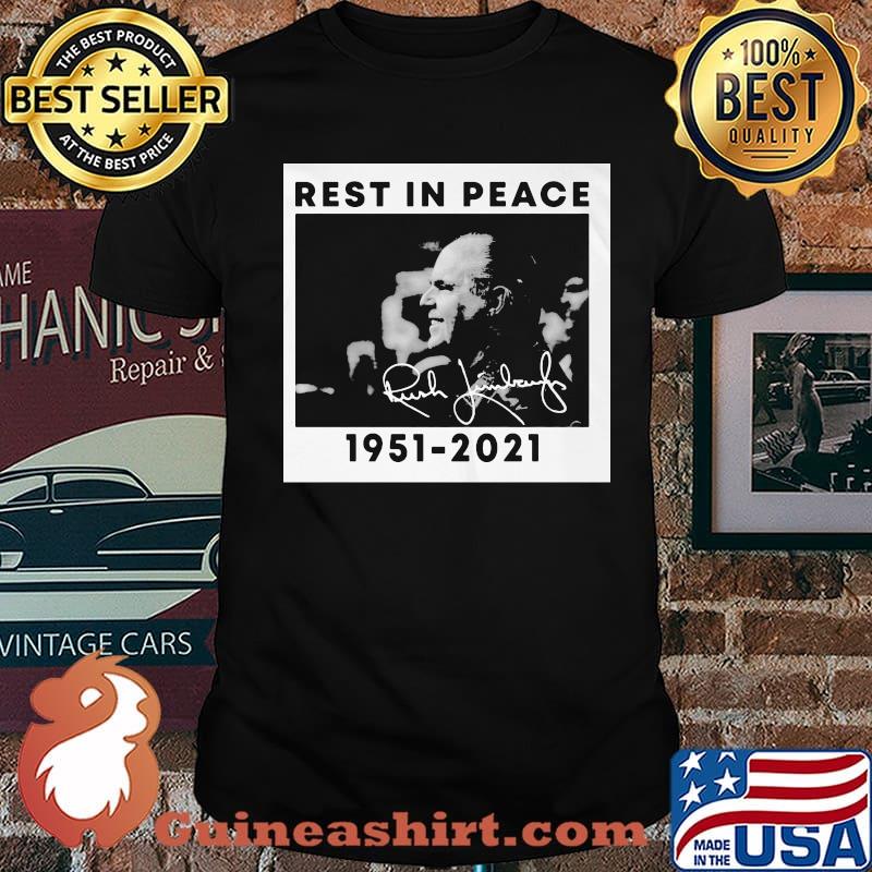 Rest In Peace Signature Rush Limbaugh 1951 2021 Shirt