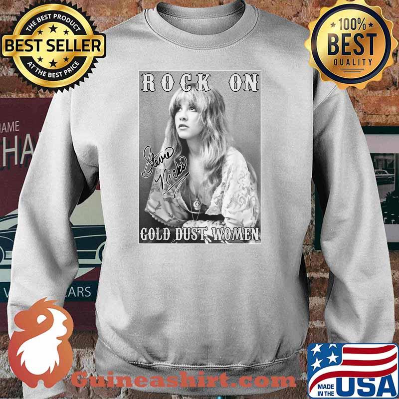 Rock On Gold Dust Women Signature Stevie Tees Nicks Shirt Sweater