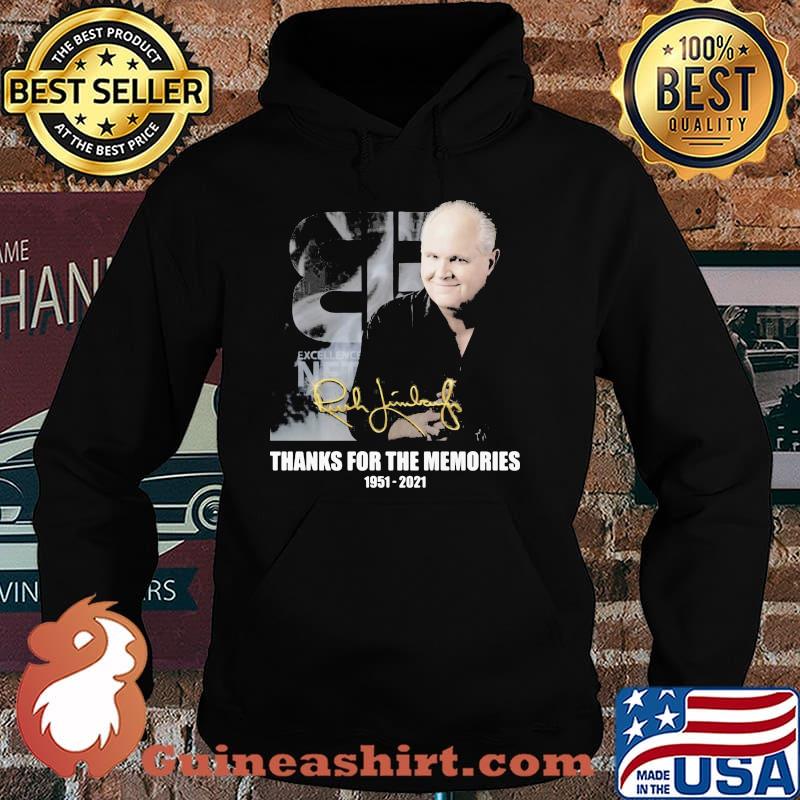 Rush Limbaugh Thanks For The Memories 1951 2021 Shirt Hoodie
