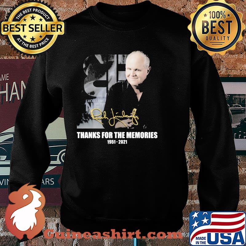 Rush Limbaugh Thanks For The Memories 1951 2021 Shirt Sweater