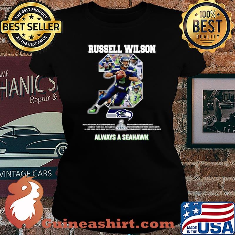 Russell Wilson 3 always a Seattle Seahawks shirts Laides tee