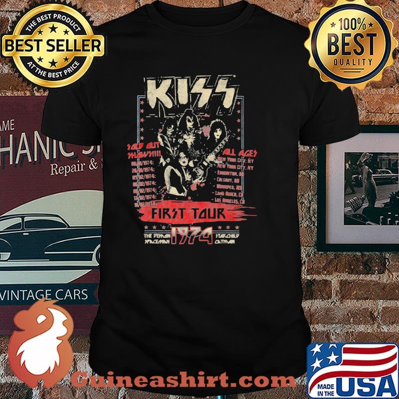 Kiss First Tour 1972 The Perman Spaceman Starchild Cathan Shirt
