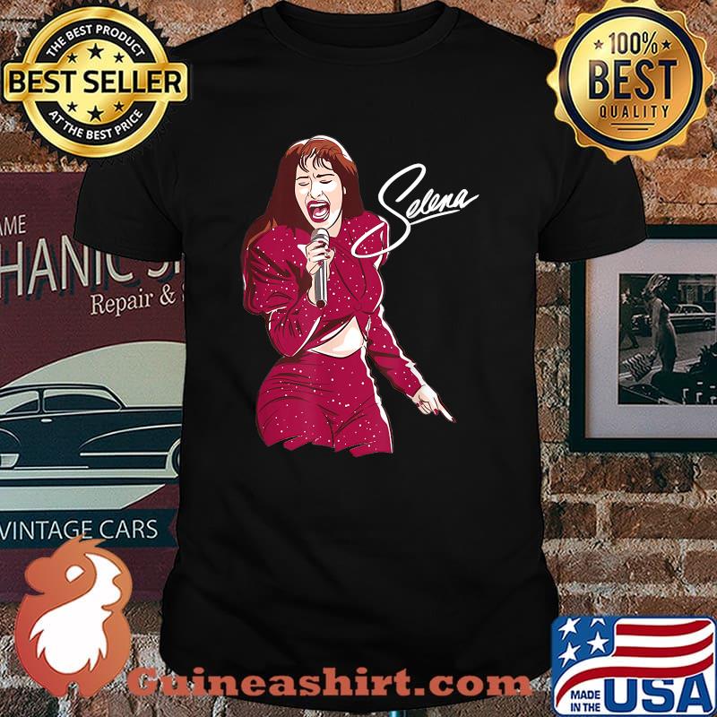 Selenas 80s Quintanilla Funny Music Signature Shirt