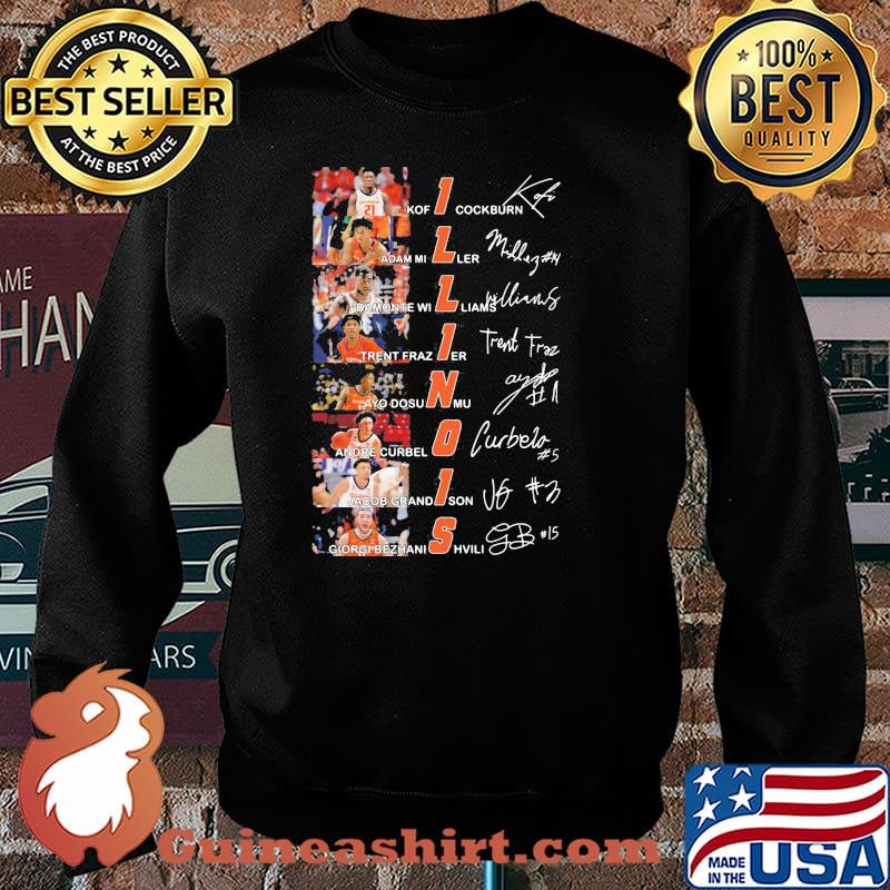 Signature Of Player Team Illinois Shirt Sweater