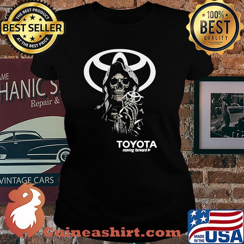 Skull Hug Toyota Moving Forward Logo Shirt Laides tee