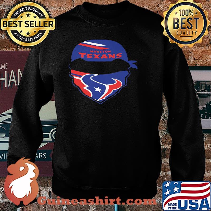 Skull Wear Mask Houston Texans Shirt Sweater
