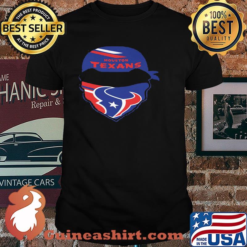 Skull Wear Mask Houston Texans Shirt