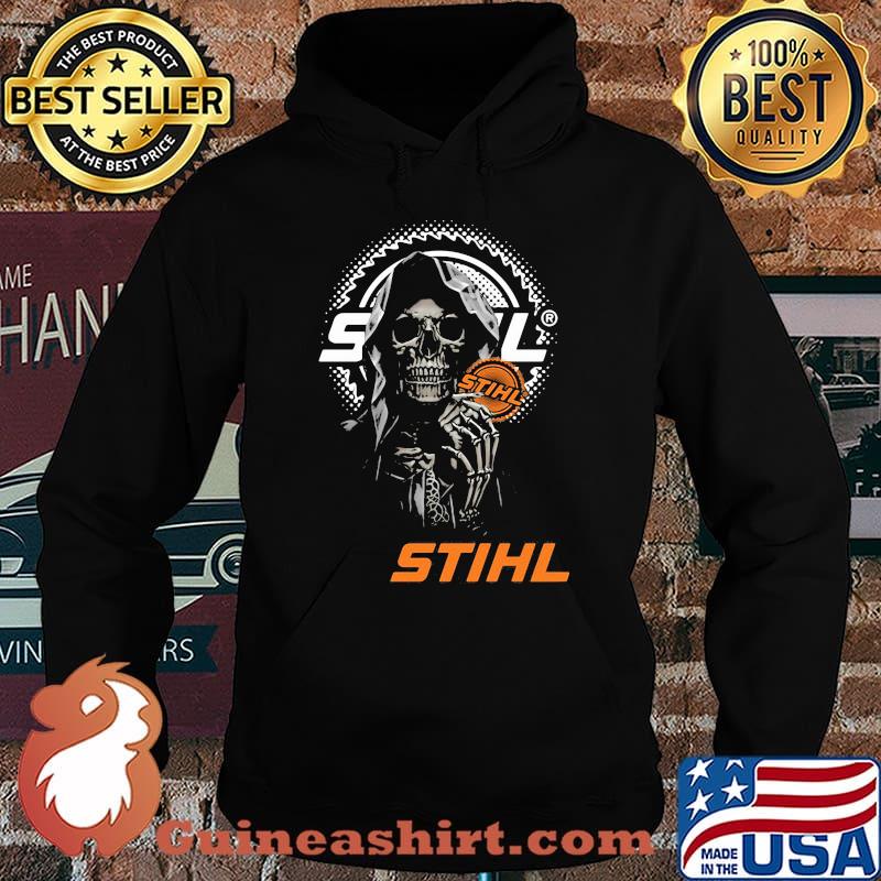 Skull With Logo Stihl Shirt Hoodie