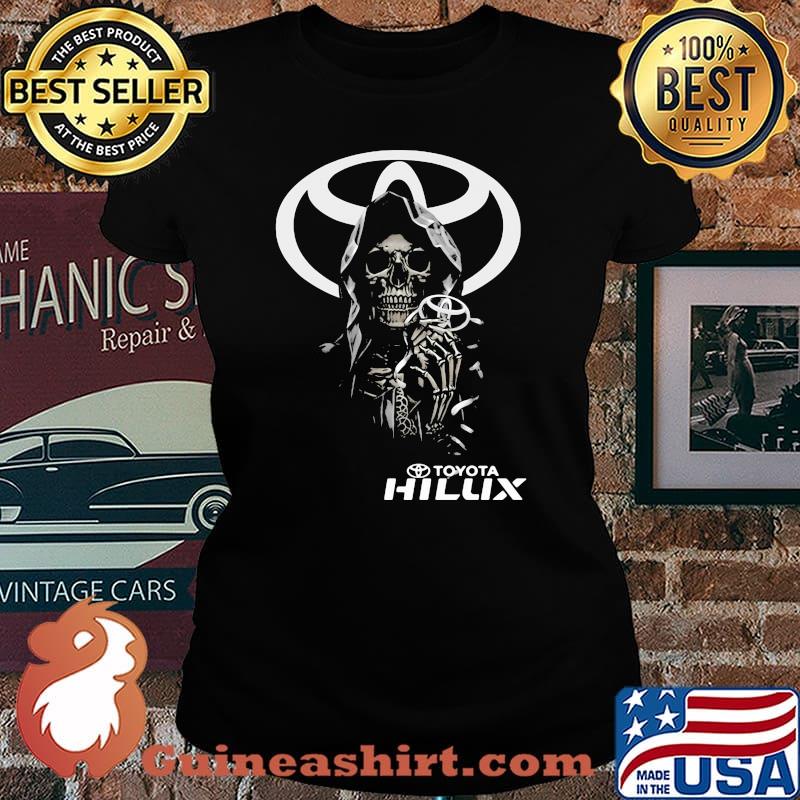 Skull With Logo Toyota Hilux Shirt Laides tee