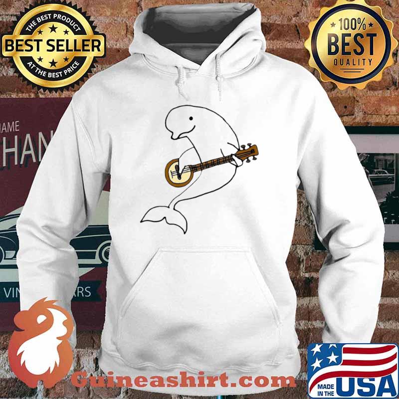 Smileteesanima Beluga Whale Playing Banjo Ca Hoodie