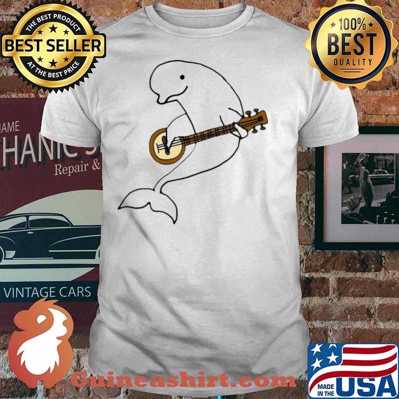 Smileteesanima Beluga Whale Playing Banjo Ca shirt
