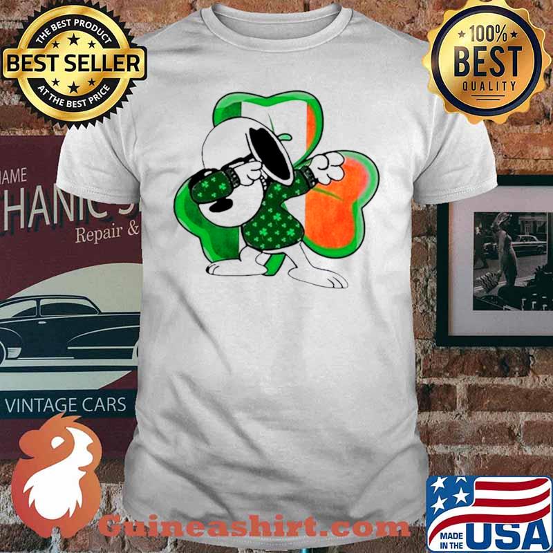 Snoopy Dabbing Shamrock Irish St Patricks Day shirt