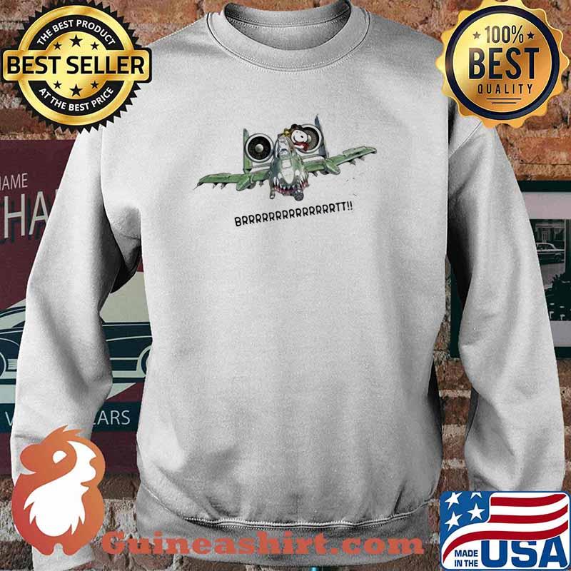 Snoopy Vs Woodstock Driving Plane Brrr Shirt Sweater