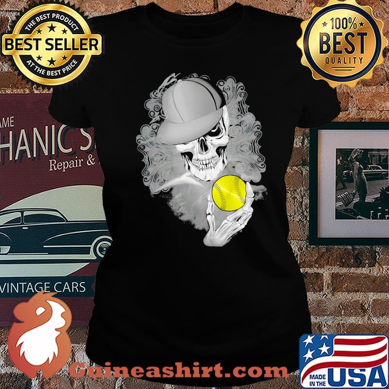 Softball Skull Shirt Laides tee