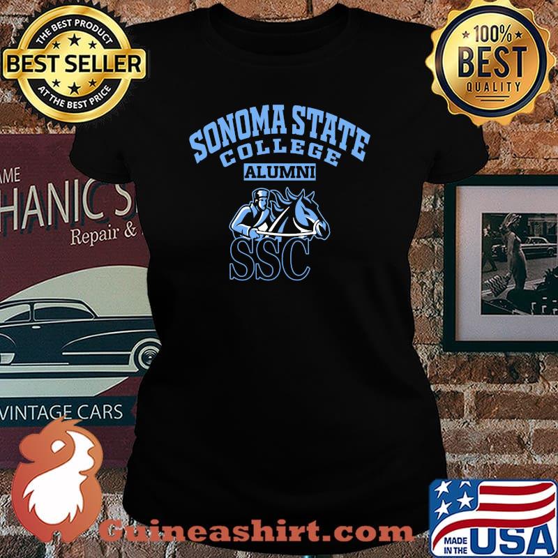 Sonoma State College Alumni Ssc Horse Logo Shirt Laides tee