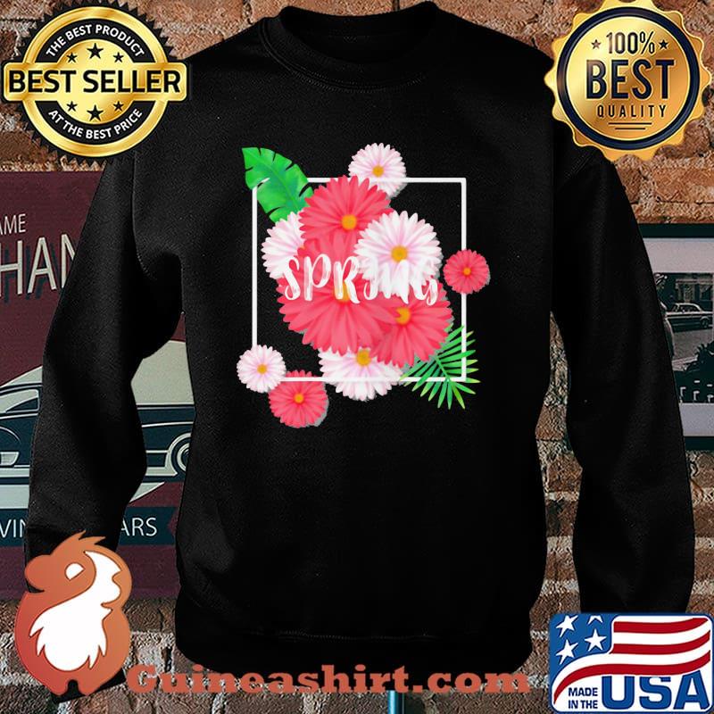Spring Summer Flower floral Sweater