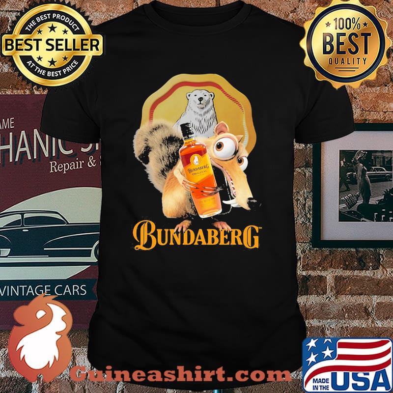 Squirrel Scrat With Logo Bundaberg Shirt