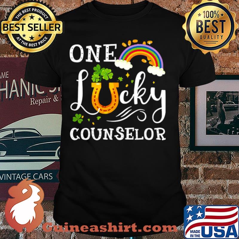 St Patrick’s Day One Lucky Kinder Garten Counselor Shamrock shirt