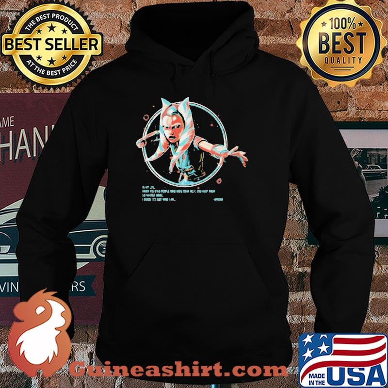 STAR WARS JUST WHO I AM AHSOKA PORTRAIT SHIRT