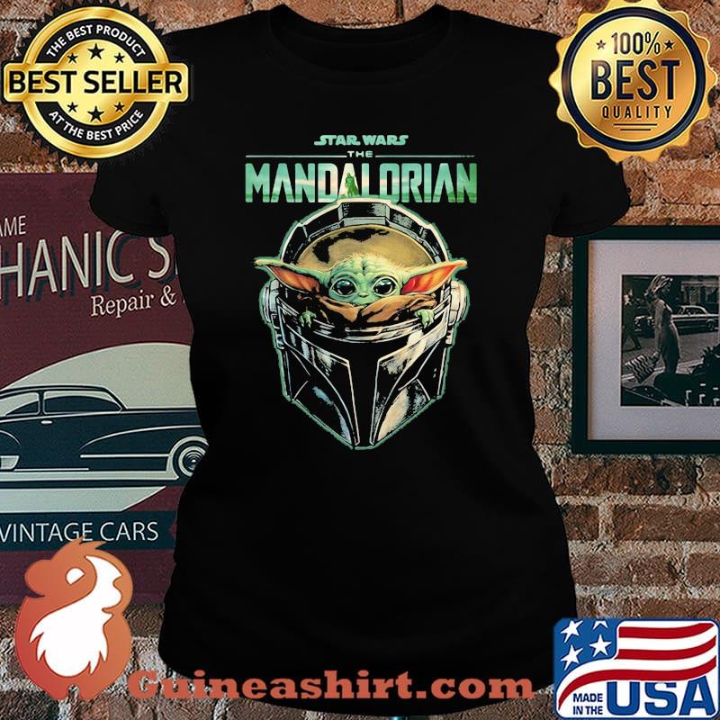 Star Wars The Mandalorian Baby Yoda Shirt Laides tee