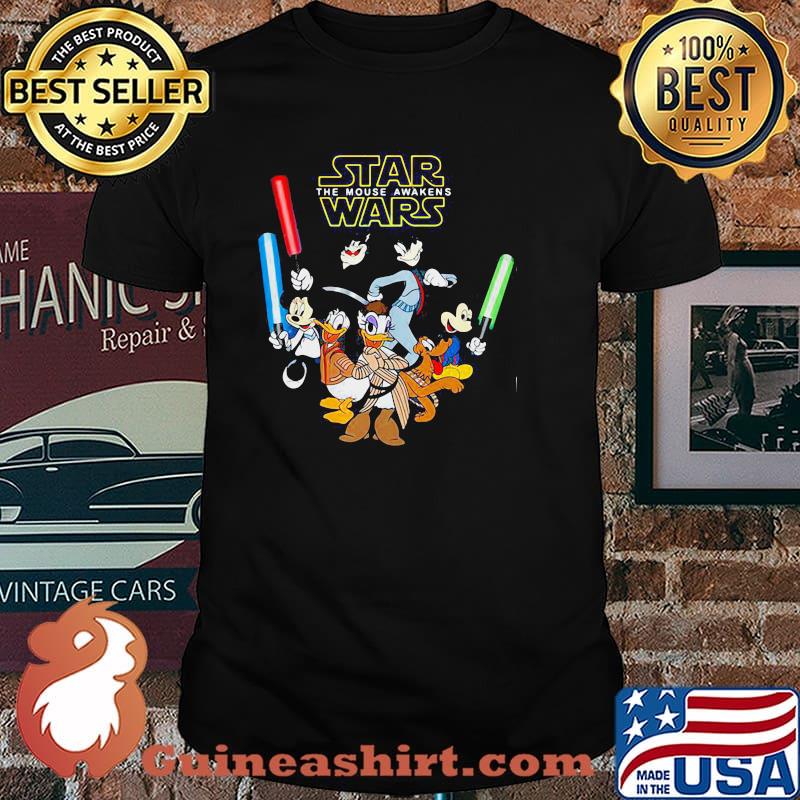 Star Wars The Mouse Awaken Mickey Donal Disney Shirt