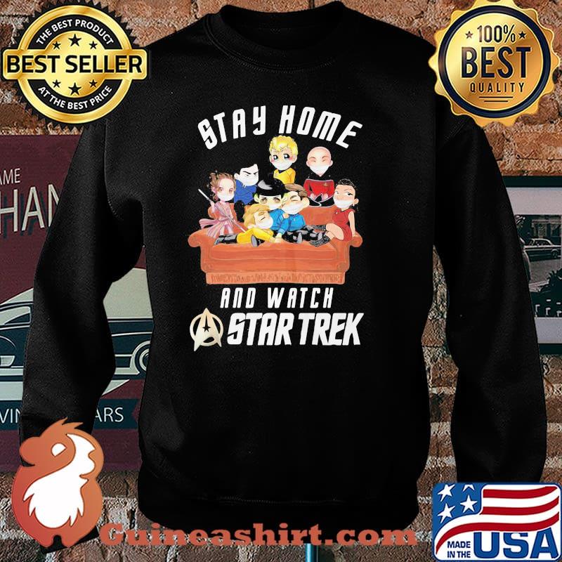 Stay Home And Watch Star Trek Wear Mask Corona Virus Shirt Sweater