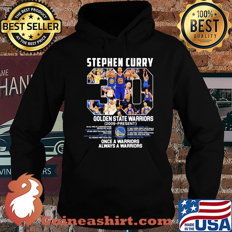 Stephen Curry Golden State Warriors 2009 Once A Warrior Always A Warriors Shirt Hoodie