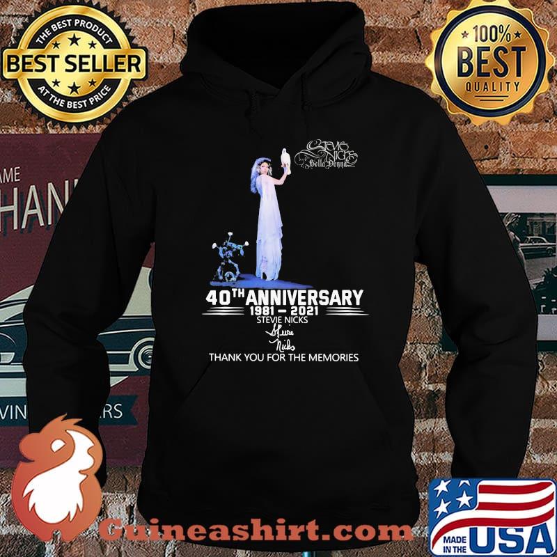 Stevie Nicks 40th Anniversary 1981 2021 Thank You For The Memories Signature Shirt Hoodie
