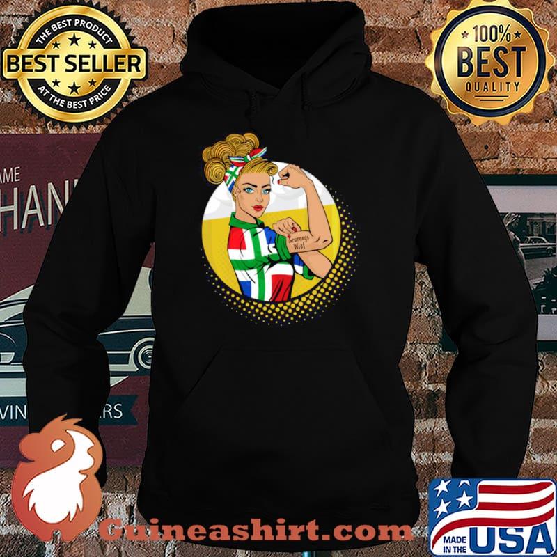 Strong Woman Grunnegs Wief Shirt Hoodie