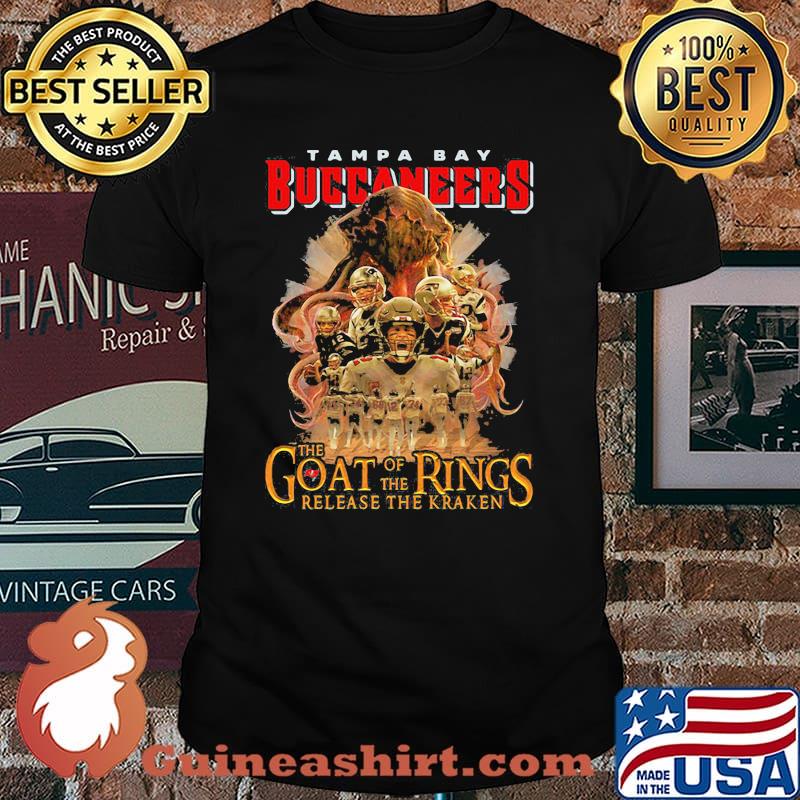 Tampa Bay Buccaneers The Goat Of The Rings Release The Kraken Shirt