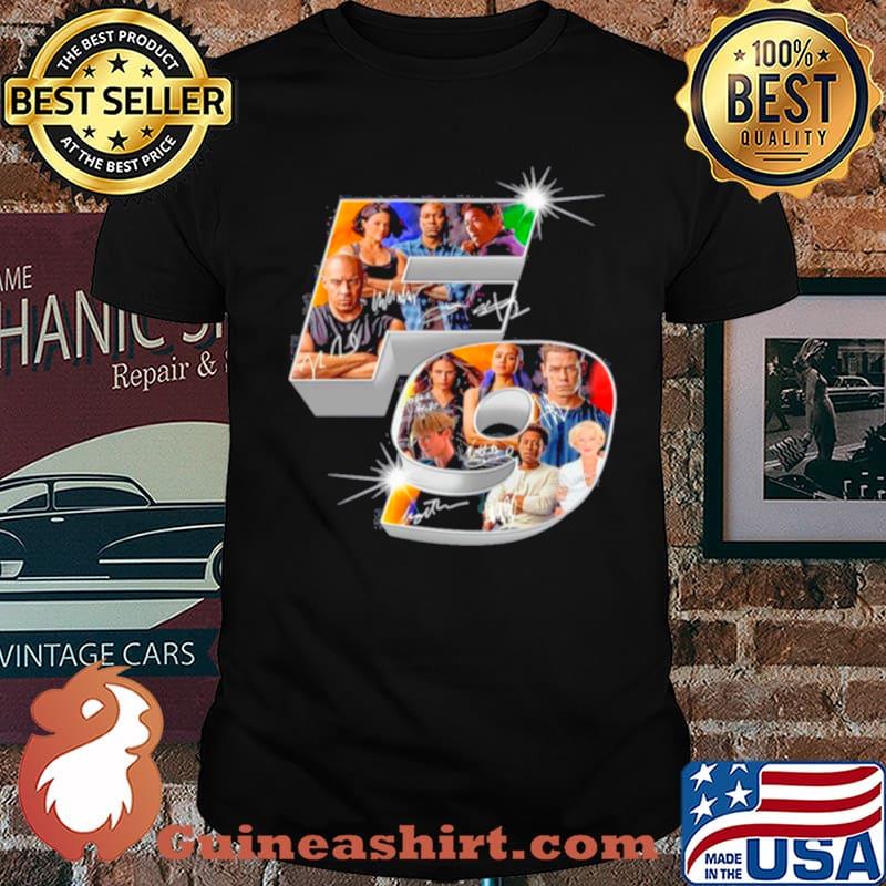 The Fast And Furious F9 Signatures shirt