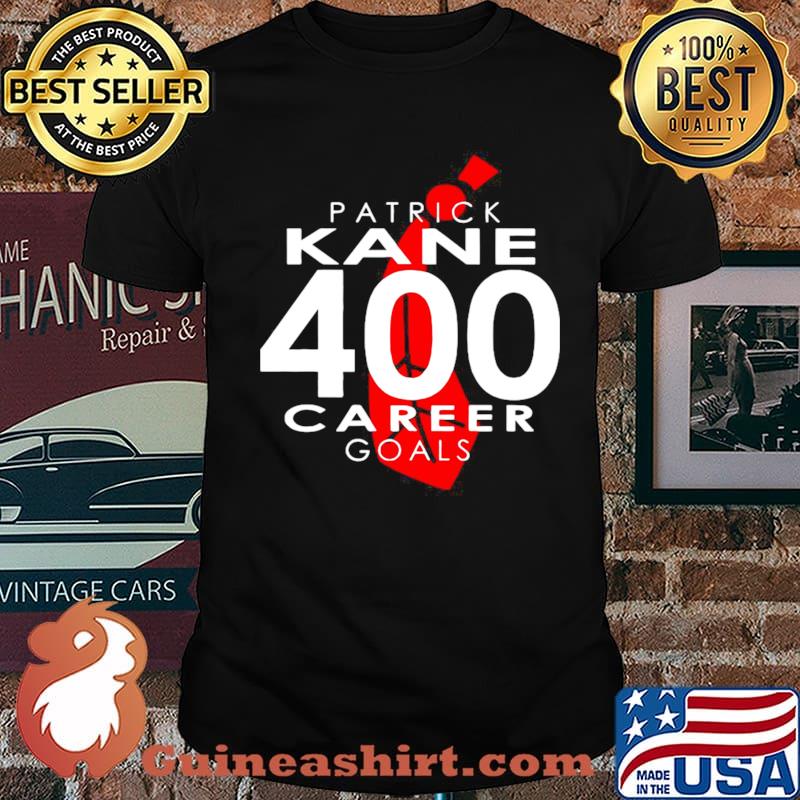 The Patrick Kane 400 Career Goals shirt