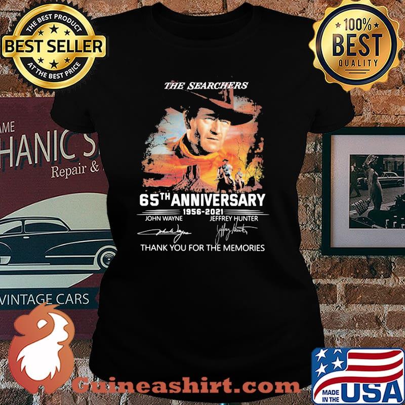 The Searchers 65th Anniversary 1956 2021 Thank You For The Memories Signature Shirt Laides tee