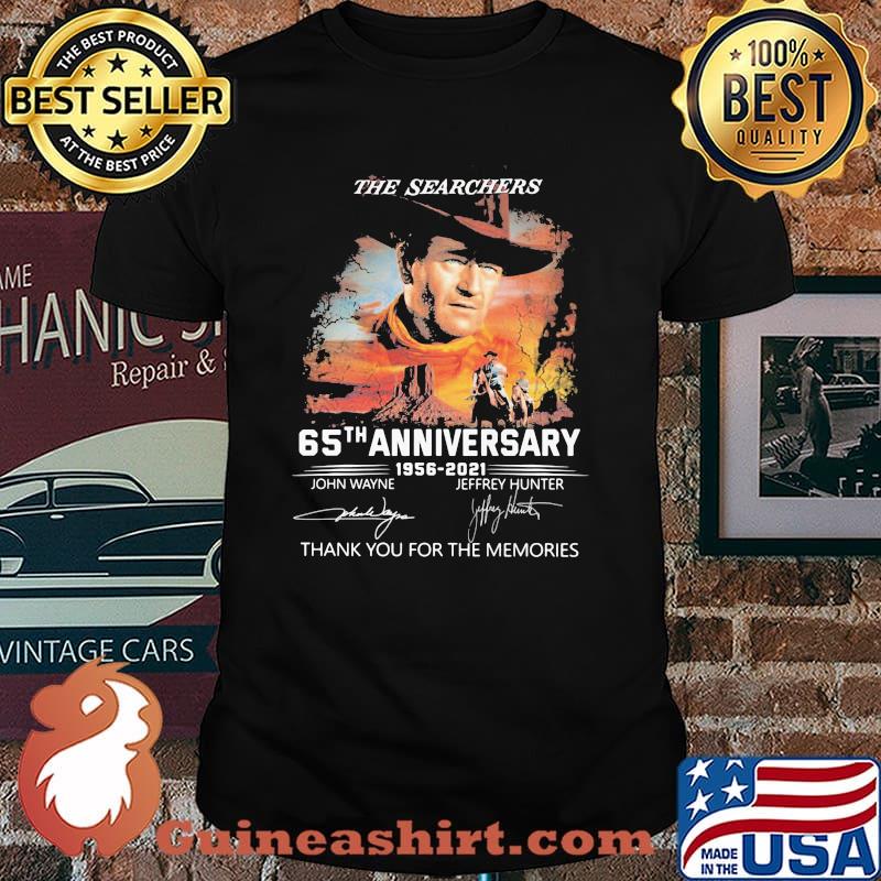 The Searchers 65th Anniversary 1956 2021 Thank You For The Memories Signature Shirt