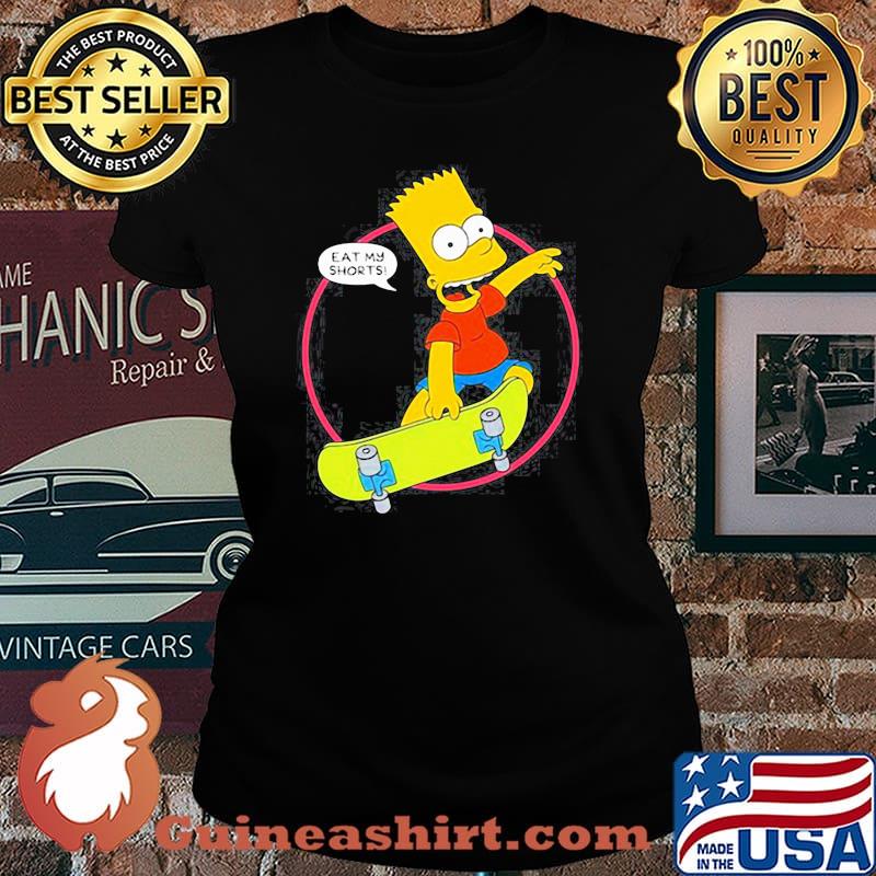 THE SIMPSONS BART SIMPSON EAT MY SHIRT Laides tee