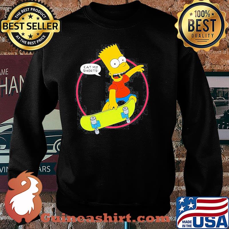 THE SIMPSONS BART SIMPSON EAT MY SHIRT Sweater