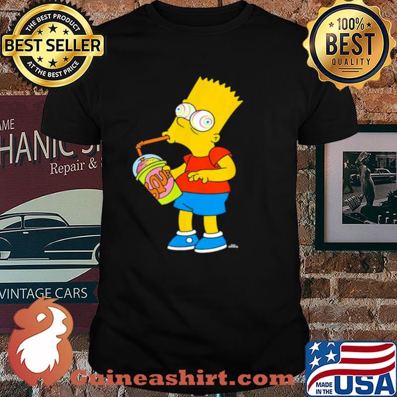 The Simpsons Bart Simpson Squishee Brain Freeze Shirt