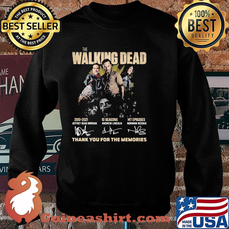 The Walking Dead 2010 2021 Thank You For The Memories Shirt Sweater