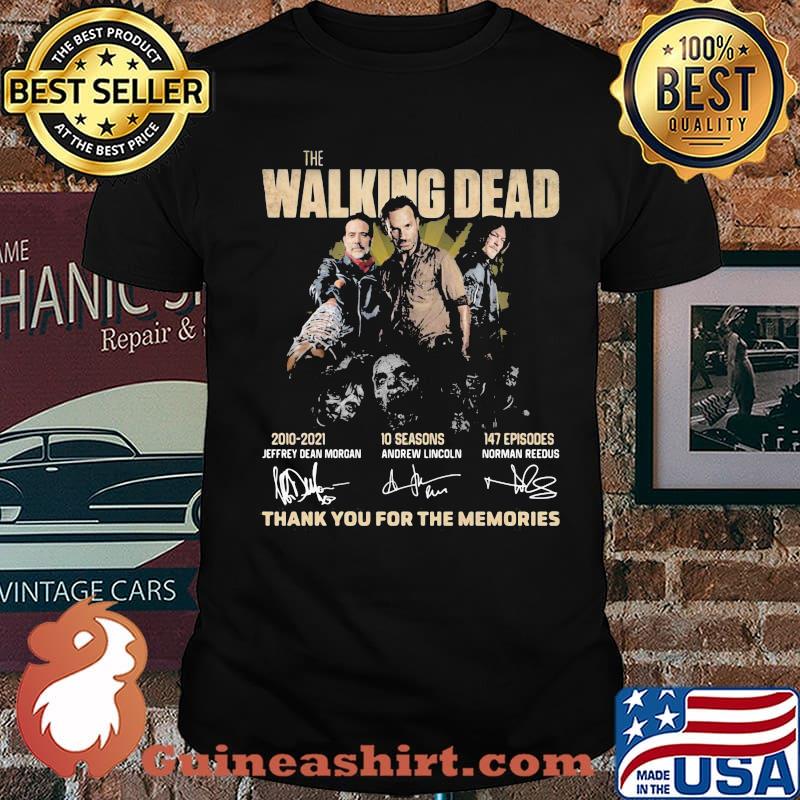 The Walking Dead 2010 2021 Thank You For The Memories Shirt