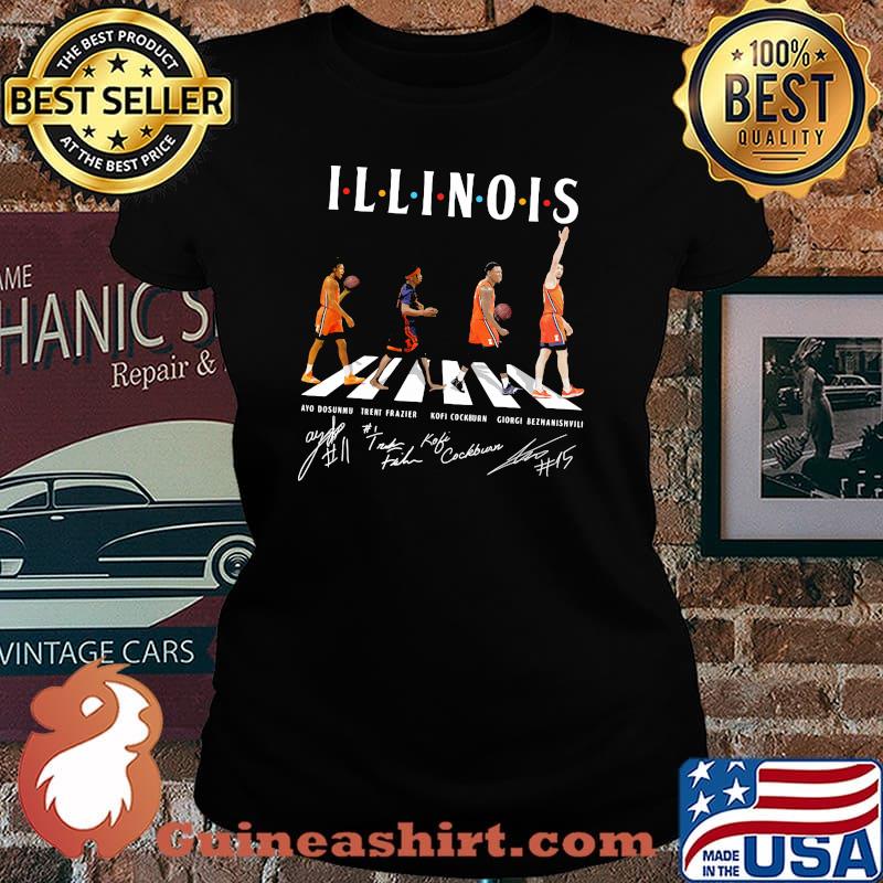 They Abbey Road Illinois Signature Shirt Laides tee