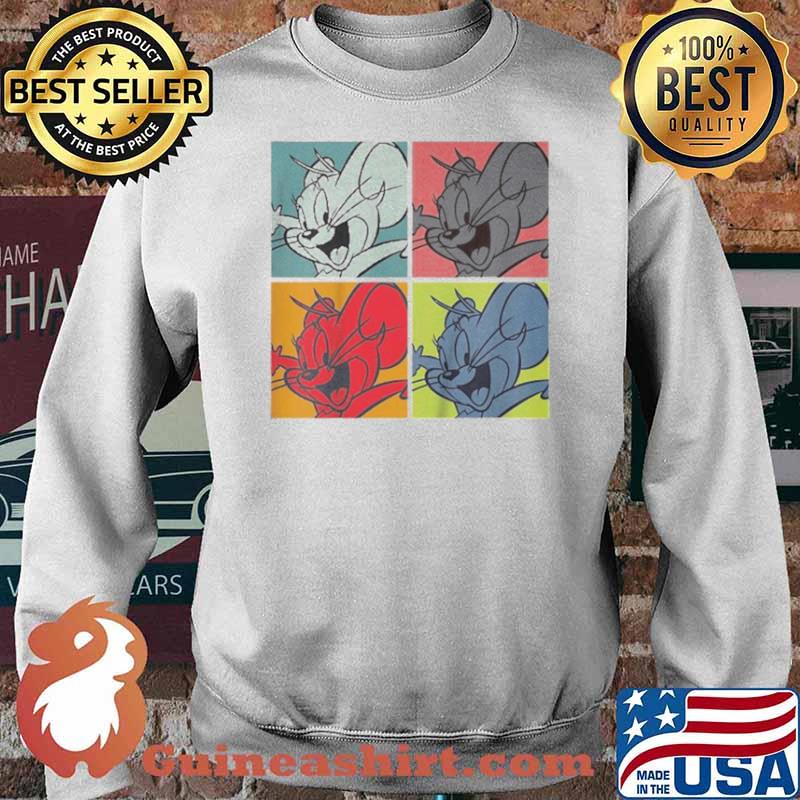 Tom And Jerry Pop Art Box Up Shirt Sweater