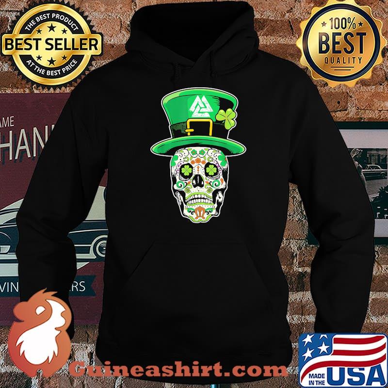 Viking Irish Skull Patricks Day Shirt Hoodie