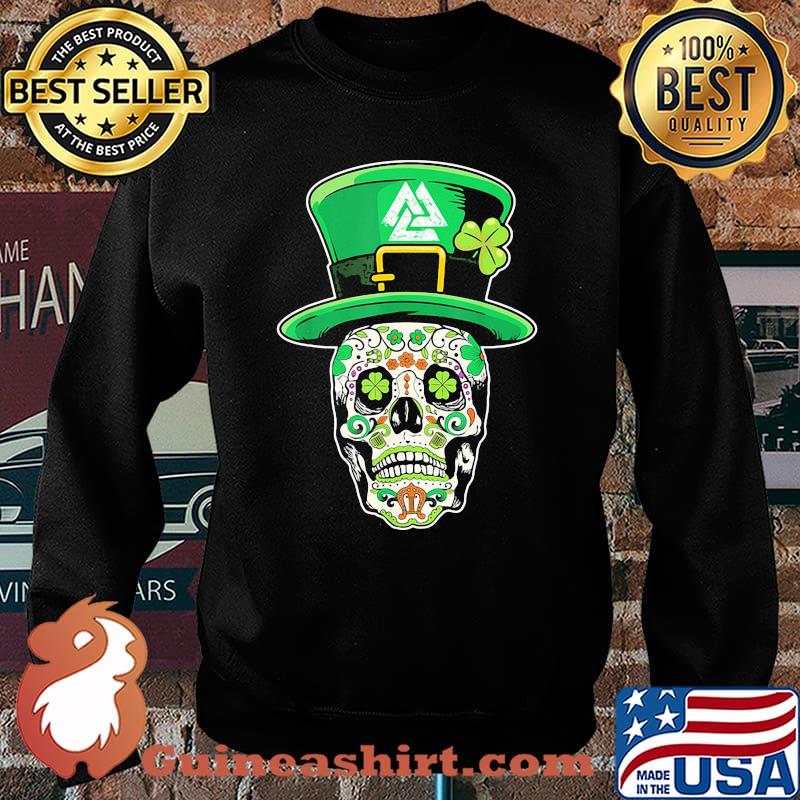 Viking Irish Skull Patricks Day Shirt Sweater