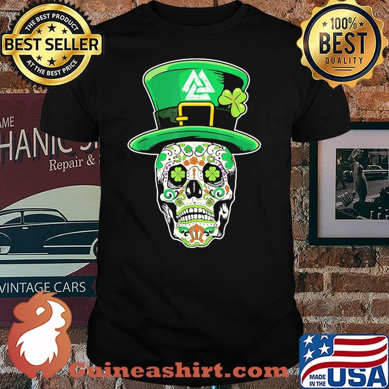 Viking Irish Skull Patricks Day Shirt