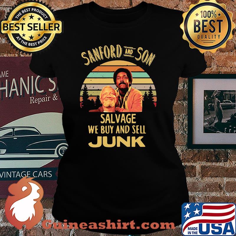 Vintage Sanford And Son Salvage We Buy And Sell Junk Shirt Laides tee