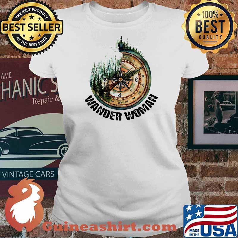 Wander Woman Hiking Compass Shirt Ladies tee