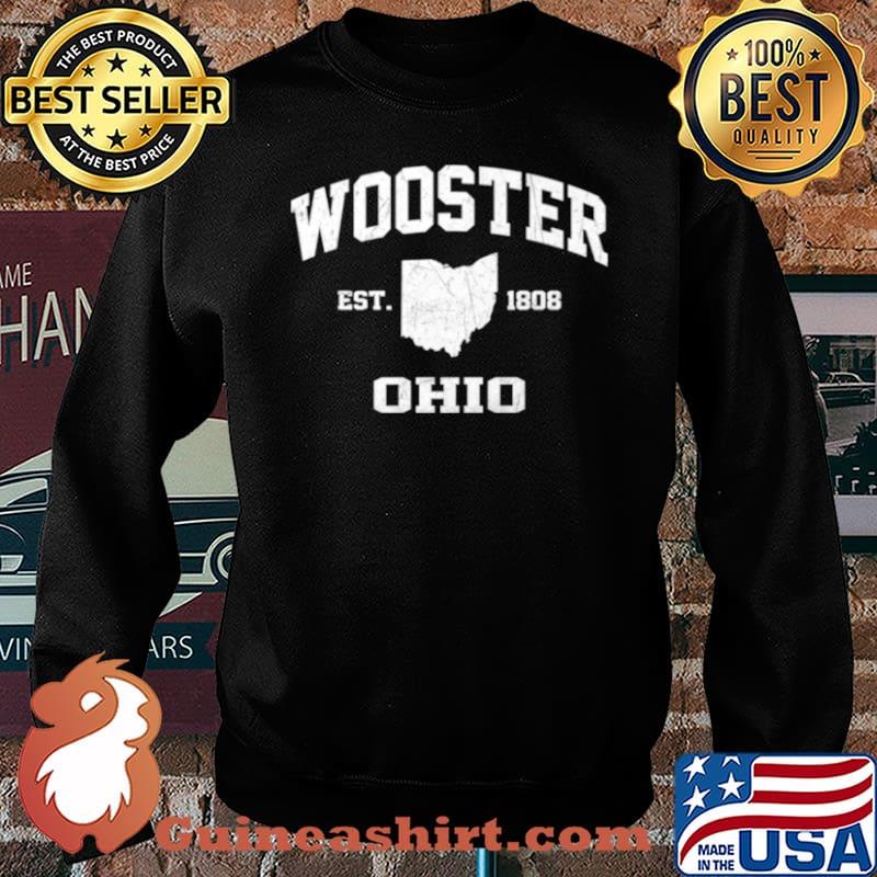 Wooster Ohio OH vintage state Athletic style Sweater