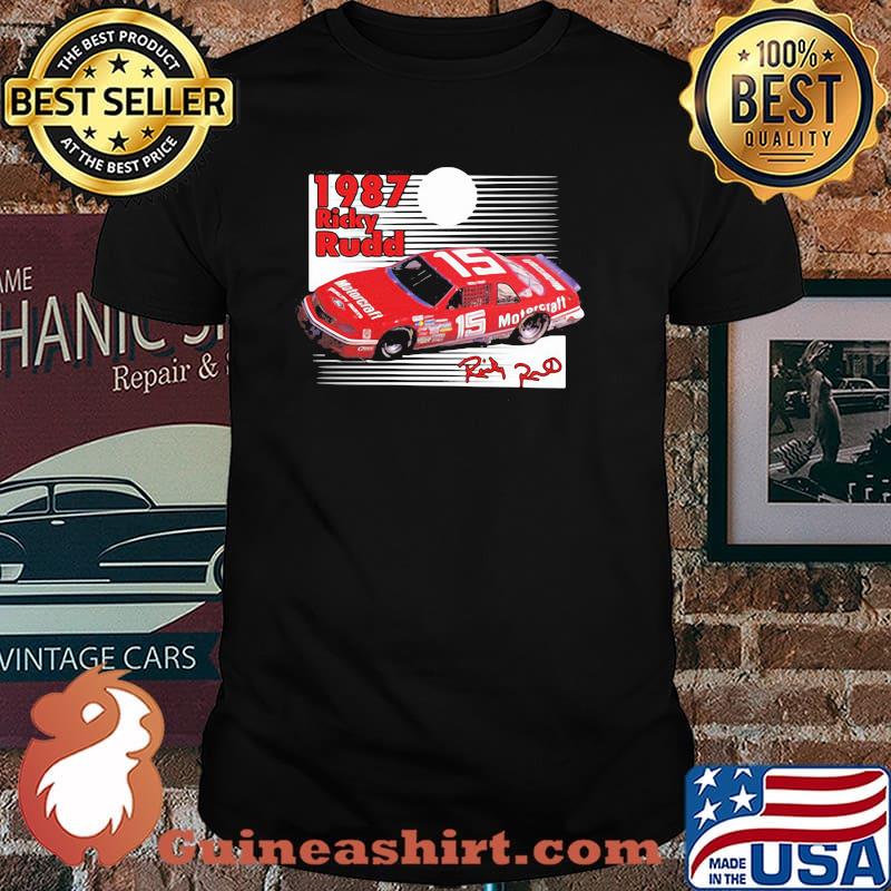 1987 Nascar Ricky Rudd Signature Shirt