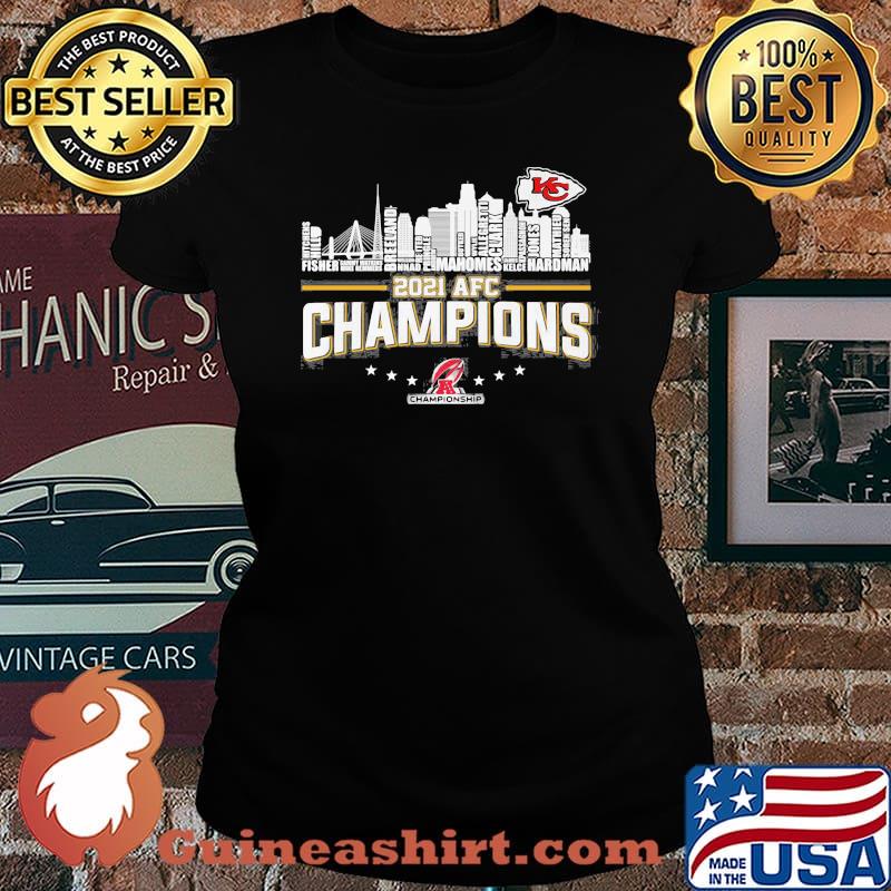 2021 Afc Champions Kansas City Chiefs Shirt Laides tee